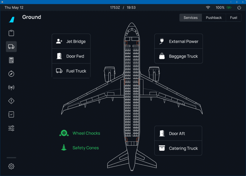 flyPad Ground page